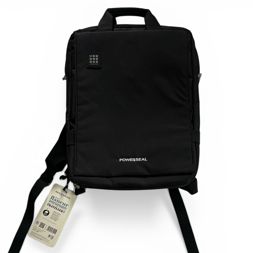 Moleskine ID Vertical 15 Device Bag -Black- Slimline bag fits a 15" laptop NWT